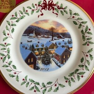 2012 Lennox annual holiday collector plate